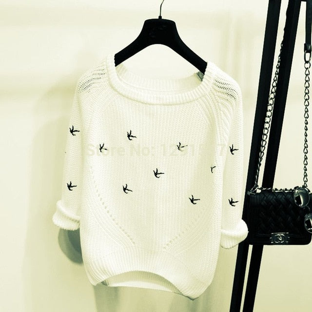 2019 New Arrivals Spring Autumn Fashion women Sweater High quality Casual Sweaters Women Jumper Pullovers Loose Femininas Blusas