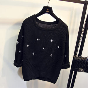 2019 New Arrivals Spring Autumn Fashion women Sweater High quality Casual Sweaters Women Jumper Pullovers Loose Femininas Blusas
