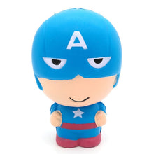 Load image into Gallery viewer, New Cute Super Hero Squishy Spiderman Iron Man Hulk Slow Rising Soft Squeeze Toys Bread Scent Stress Relief for Kid Fun Gift Toy