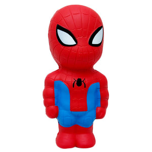 New Cute Super Hero Squishy Spiderman Iron Man Hulk Slow Rising Soft Squeeze Toys Bread Scent Stress Relief for Kid Fun Gift Toy