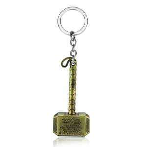Marvel The Avengers Thor Ragnarok Sword Keychain Stormbreaker Thanos Venom Spider-men Multiple Choice fans Keyring Jewelry