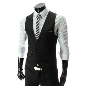 2019 Hot Men Formal Dress Suit Vests Slim Fit Men Suit Vest Male Wedding Party Waistcoat Homme Casual Sleeveless Business Jacket