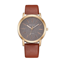 Load image into Gallery viewer, Top Brand High Quality Fashion Womens Ladies Simple Watches Geneva Faux Leather Analog Quartz Wrist Watch clock saat Gift