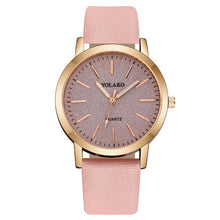 Load image into Gallery viewer, Top Brand High Quality Fashion Womens Ladies Simple Watches Geneva Faux Leather Analog Quartz Wrist Watch clock saat Gift