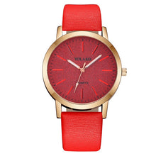 Load image into Gallery viewer, Top Brand High Quality Fashion Womens Ladies Simple Watches Geneva Faux Leather Analog Quartz Wrist Watch clock saat Gift