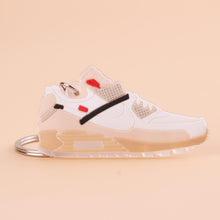 Load image into Gallery viewer, New Exotic Mini Silicone Off White Shoe Keychain Woman  Men Kids Bag Key Ring Gifts Sneaker Porte Clef Key Chain