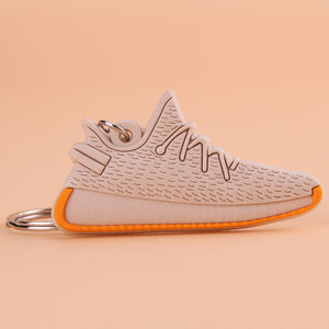 New Exotic Mini Silicone Off White Shoe Keychain Woman  Men Kids Bag Key Ring Gifts Sneaker Porte Clef Key Chain