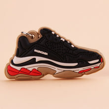 Load image into Gallery viewer, New Exotic Mini Silicone Off White Shoe Keychain Woman  Men Kids Bag Key Ring Gifts Sneaker Porte Clef Key Chain