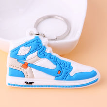 Load image into Gallery viewer, New Exotic Mini Silicone Off White Shoe Keychain Woman  Men Kids Bag Key Ring Gifts Sneaker Porte Clef Key Chain