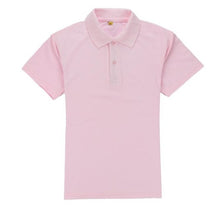 Load image into Gallery viewer, polo shirt women camisa polo shirt mujer shirt lady camisas polo cotton short-sleeve eyelet plain camisa polo feminina
