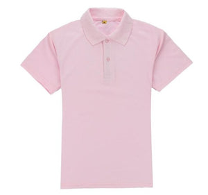 polo shirt women camisa polo shirt mujer shirt lady camisas polo cotton short-sleeve eyelet plain camisa polo feminina