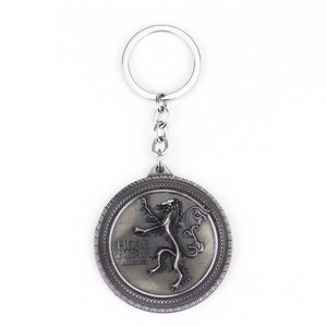 RJ Game of Thrones Keychain House Stark Wolf Beer Opener Key chain A Song Of Ice And Fire Targaryen Dragon Keyring Souvenir Gift
