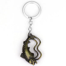 Load image into Gallery viewer, RJ Game of Thrones Keychain House Stark Wolf Beer Opener Key chain A Song Of Ice And Fire Targaryen Dragon Keyring Souvenir Gift