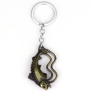 RJ Game of Thrones Keychain House Stark Wolf Beer Opener Key chain A Song Of Ice And Fire Targaryen Dragon Keyring Souvenir Gift