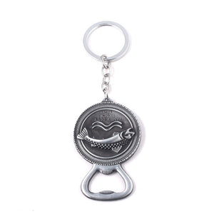 RJ Game of Thrones Keychain House Stark Wolf Beer Opener Key chain A Song Of Ice And Fire Targaryen Dragon Keyring Souvenir Gift