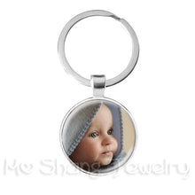 Load image into Gallery viewer, Personalized Custom Keychain Photo Mum Dad Baby Children Grandpa Parents Custom designed Photo Gift For Family Anniversary Gift