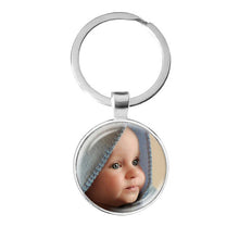Load image into Gallery viewer, Personalized Custom Keychain Photo Mum Dad Baby Children Grandpa Parents Custom designed Photo Gift For Family Anniversary Gift