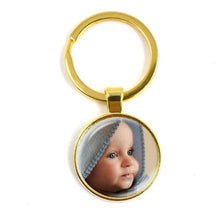 Load image into Gallery viewer, Personalized Custom Keychain Photo Mum Dad Baby Children Grandpa Parents Custom designed Photo Gift For Family Anniversary Gift