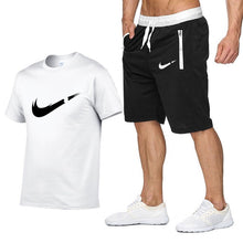 Load image into Gallery viewer, Nike T Shirt+Shorts Sets Men Letter Printed Summer Suits 2019 Casual Tshirt Men Tracksuits Brand Clothing Streetwwar Tops Tees Set Male