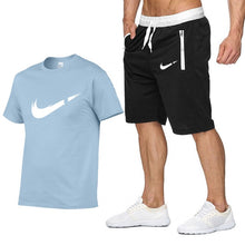 Load image into Gallery viewer, Nike T Shirt+Shorts Sets Men Letter Printed Summer Suits 2019 Casual Tshirt Men Tracksuits Brand Clothing Streetwwar Tops Tees Set Male