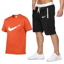 Load image into Gallery viewer, Nike T Shirt+Shorts Sets Men Letter Printed Summer Suits 2019 Casual Tshirt Men Tracksuits Brand Clothing Streetwwar Tops Tees Set Male