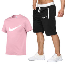 Load image into Gallery viewer, Nike T Shirt+Shorts Sets Men Letter Printed Summer Suits 2019 Casual Tshirt Men Tracksuits Brand Clothing Streetwwar Tops Tees Set Male