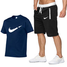 Load image into Gallery viewer, Nike T Shirt+Shorts Sets Men Letter Printed Summer Suits 2019 Casual Tshirt Men Tracksuits Brand Clothing Streetwwar Tops Tees Set Male