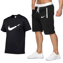Load image into Gallery viewer, Nike T Shirt+Shorts Sets Men Letter Printed Summer Suits 2019 Casual Tshirt Men Tracksuits Brand Clothing Streetwwar Tops Tees Set Male
