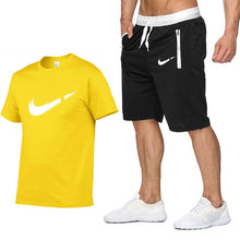 Load image into Gallery viewer, Nike T Shirt+Shorts Sets Men Letter Printed Summer Suits 2019 Casual Tshirt Men Tracksuits Brand Clothing Streetwwar Tops Tees Set Male