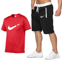 Load image into Gallery viewer, Nike T Shirt+Shorts Sets Men Letter Printed Summer Suits 2019 Casual Tshirt Men Tracksuits Brand Clothing Streetwwar Tops Tees Set Male