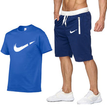 Load image into Gallery viewer, Nike T Shirt+Shorts Sets Men Letter Printed Summer Suits 2019 Casual Tshirt Men Tracksuits Brand Clothing Streetwwar Tops Tees Set Male