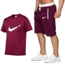 Load image into Gallery viewer, Nike T Shirt+Shorts Sets Men Letter Printed Summer Suits 2019 Casual Tshirt Men Tracksuits Brand Clothing Streetwwar Tops Tees Set Male