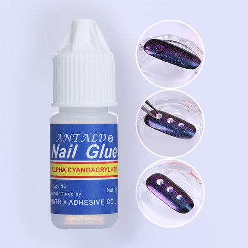 1 PC Nail Glue Fast-dry Adhesive Acrylic French Art False Tips 3D Decoration Glue Nail Rhinestone Makeup Cosmetic Tools