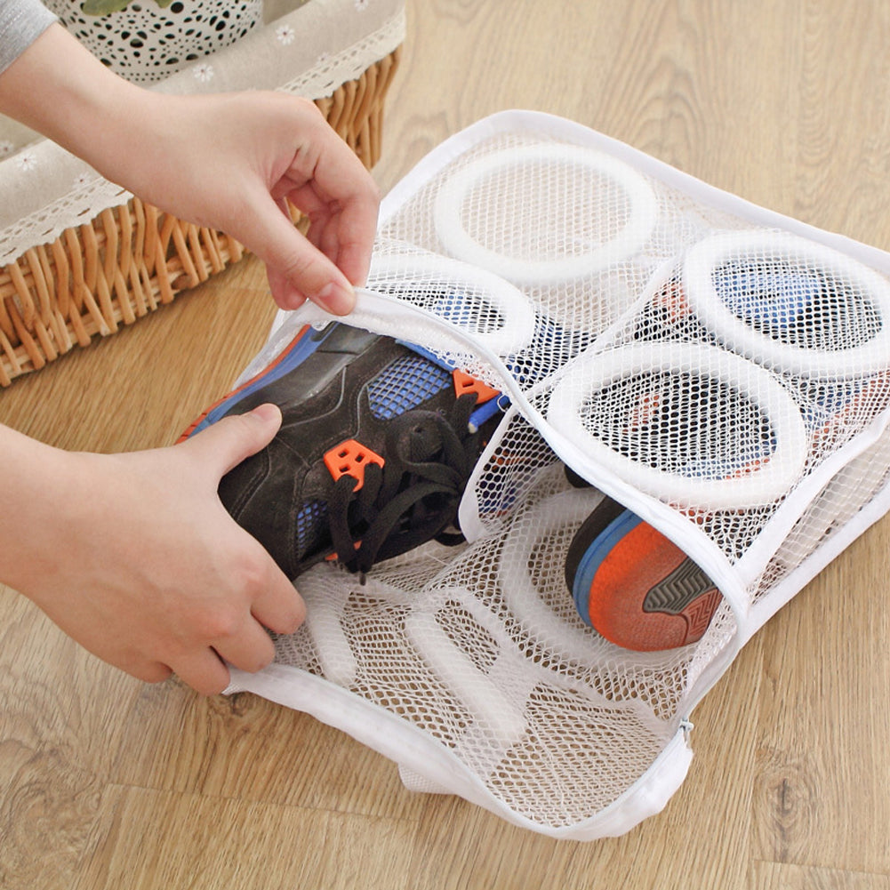 150ml Mesh Laundry Shoes Bags Dry Shoe Organizer Portable Washing Bags 3D fashion Storage Organizer Bag Home Organizer