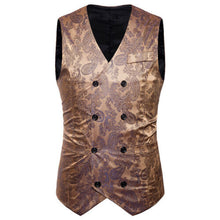 Load image into Gallery viewer, Vest Fit Business Formal Slim Suit Trendy Tuxedo Botton British Men&#39;s Botton British  Slim Fit Formal Vest Suit Tuxedo Waistcoat