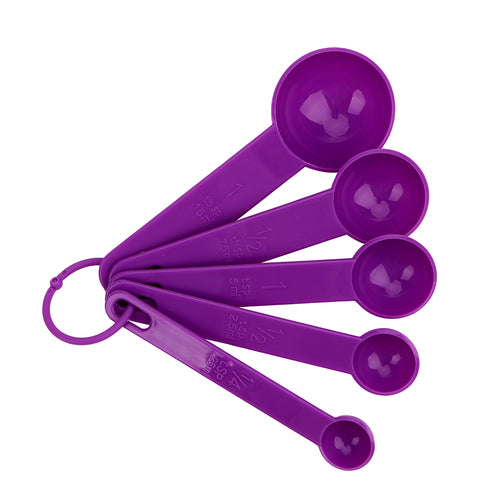 5pcs/Set Measuring Spoon Kichen Accessories Plastic Measure Tool For Baking Coffee Tea Baking Tool