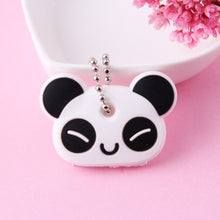 Load image into Gallery viewer, Cartoon Anime Cute Key Cover Cap Silicone Mickey Stitch Bear Keychain Women Gift Owl Porte Clef Hello Kitty Minne Key Chain