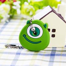 Load image into Gallery viewer, Cartoon Anime Cute Key Cover Cap Silicone Mickey Stitch Bear Keychain Women Gift Owl Porte Clef Hello Kitty Minne Key Chain