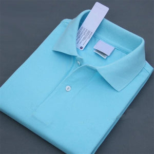Men Summer Polo Shirt 2019 Brand Men's Fashion Cotton Short Sleeve Polo Crocodile Shirts Male Solid Jersey Breathable Tops Tees