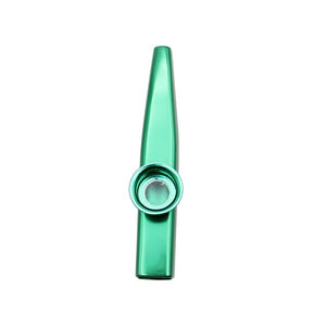 Simple Design Lightweight Kazoo Aluminum Alloy Metal For Guitar Instrument Music Lovers Instrument 12*2.5cm 6 Colors Optional