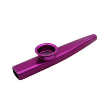 Load image into Gallery viewer, Simple Design Lightweight Kazoo Aluminum Alloy Metal For Guitar Instrument Music Lovers Instrument 12*2.5cm 6 Colors Optional