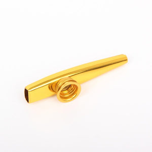 Simple Design Lightweight Kazoo Aluminum Alloy Metal For Guitar Instrument Music Lovers Instrument 12*2.5cm 6 Colors Optional