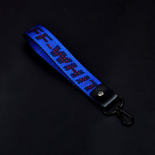 Load image into Gallery viewer, Off White Ribbon Keychain Women Phone Case Wallet key chain porte clef For Bag Key ring llaveros mujer sleutelhanger Chaveiro