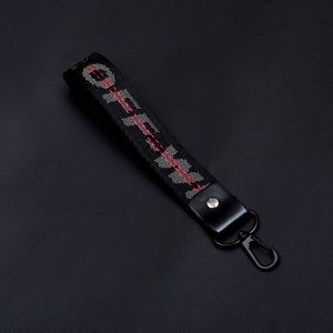 Off White Ribbon Keychain Women Phone Case Wallet key chain porte clef For Bag Key ring llaveros mujer sleutelhanger Chaveiro