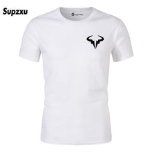 Load image into Gallery viewer, 2019 Summer New Printed Cotton Casual Short Sleeve Big Yards T Shirt Men Rafaels Nadal Natto Bull T-shirt Top Tees Plus Size