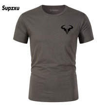 Load image into Gallery viewer, 2019 Summer New Printed Cotton Casual Short Sleeve Big Yards T Shirt Men Rafaels Nadal Natto Bull T-shirt Top Tees Plus Size