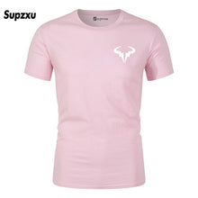 Load image into Gallery viewer, 2019 Summer New Printed Cotton Casual Short Sleeve Big Yards T Shirt Men Rafaels Nadal Natto Bull T-shirt Top Tees Plus Size