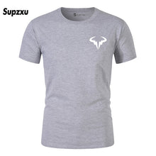 Load image into Gallery viewer, 2019 Summer New Printed Cotton Casual Short Sleeve Big Yards T Shirt Men Rafaels Nadal Natto Bull T-shirt Top Tees Plus Size
