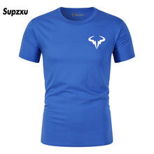 Load image into Gallery viewer, 2019 Summer New Printed Cotton Casual Short Sleeve Big Yards T Shirt Men Rafaels Nadal Natto Bull T-shirt Top Tees Plus Size