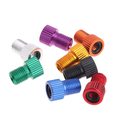 5pcs Presta Schrader Bicycle Valve Adapter Air Pump Road Bike Tire Gas Tube Tool